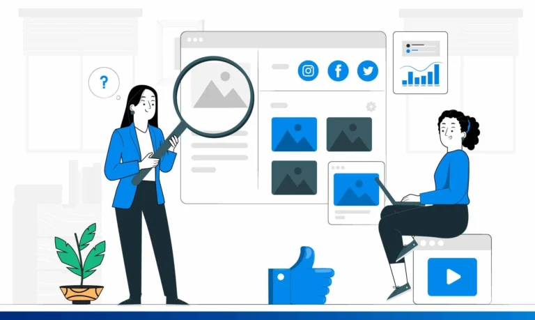 "Ilustrasi strategi pemasaran Meta Ads untuk iklan digital media sosial."